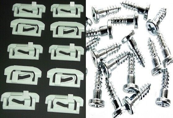 GM G-Body Windshield & Rear Window Trim Molding Clips & Studs- 40pcs (20ea) #028