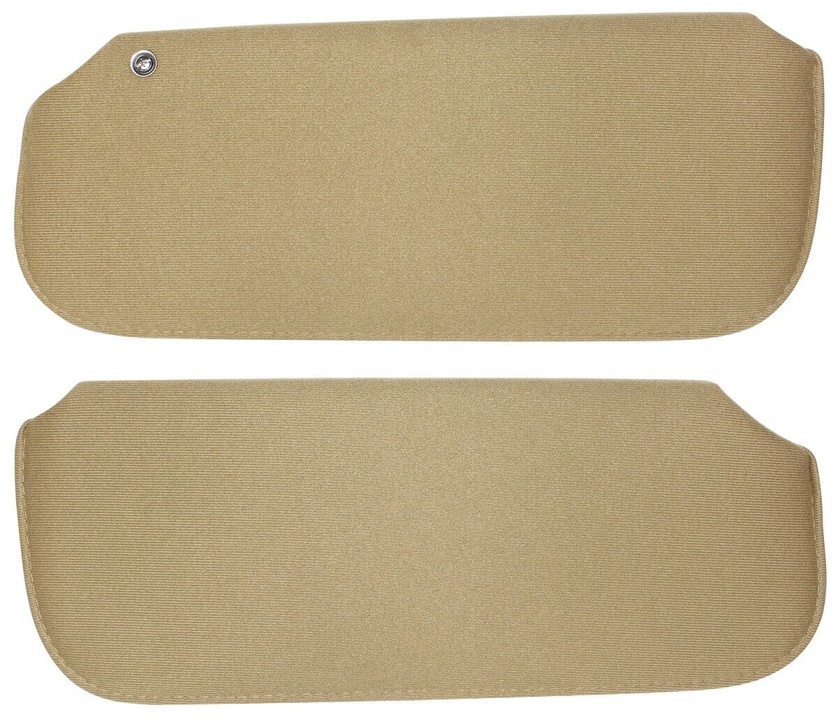 78-88 GBody Non Illuminated Sun Visors Foam Back Material – Pair – Saddle Tan