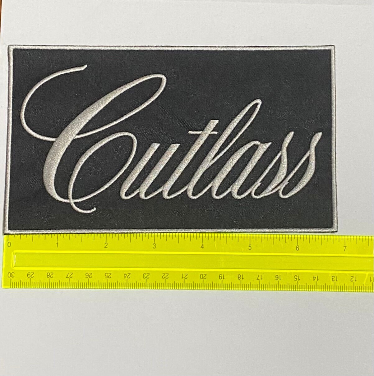 7″ Oldsmobile Cutlass emblem Iron-on Embroidered Patch classic car G-Body