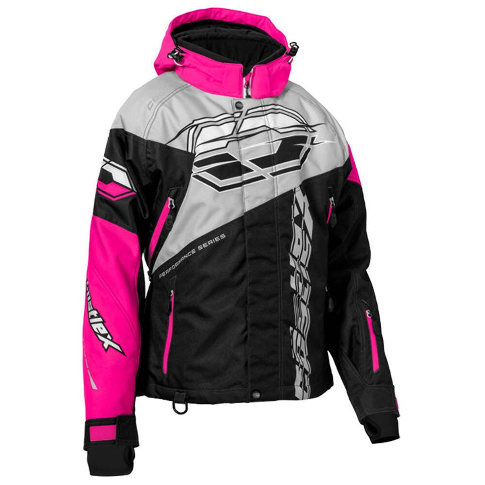 Castle X Code G3 Women’s Snowmobile Jacket – Pink Glo