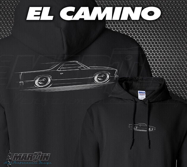 Hoodie El Camino Chevrolet 1978-1987 G-Body Chevy GMC Sprint