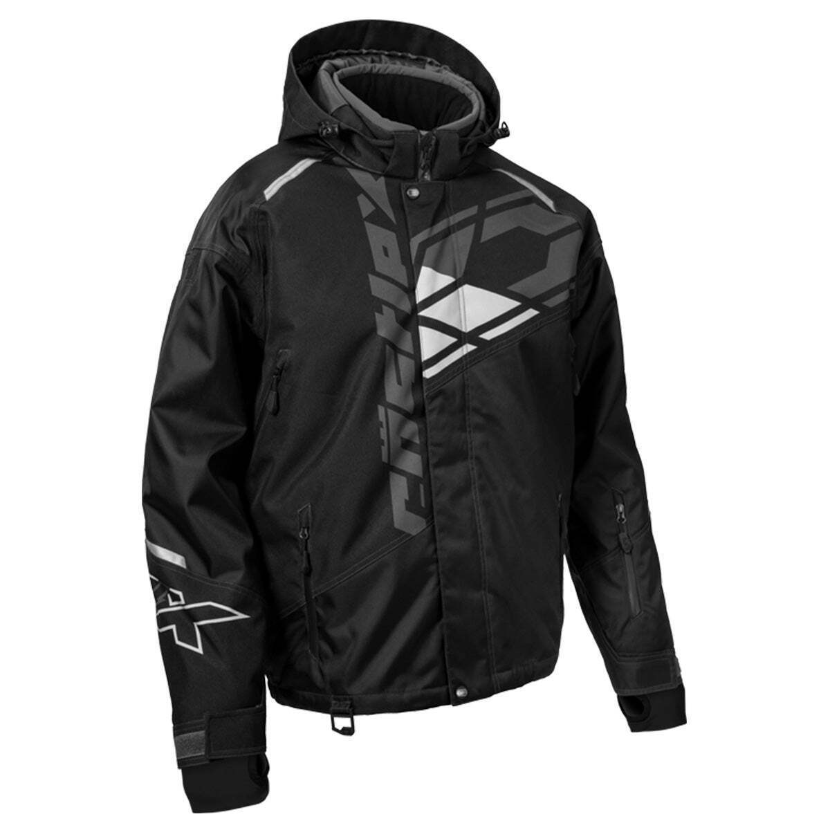 Castle X Code G4 Snowmobile Jacket – Black/Charcoal/Silver