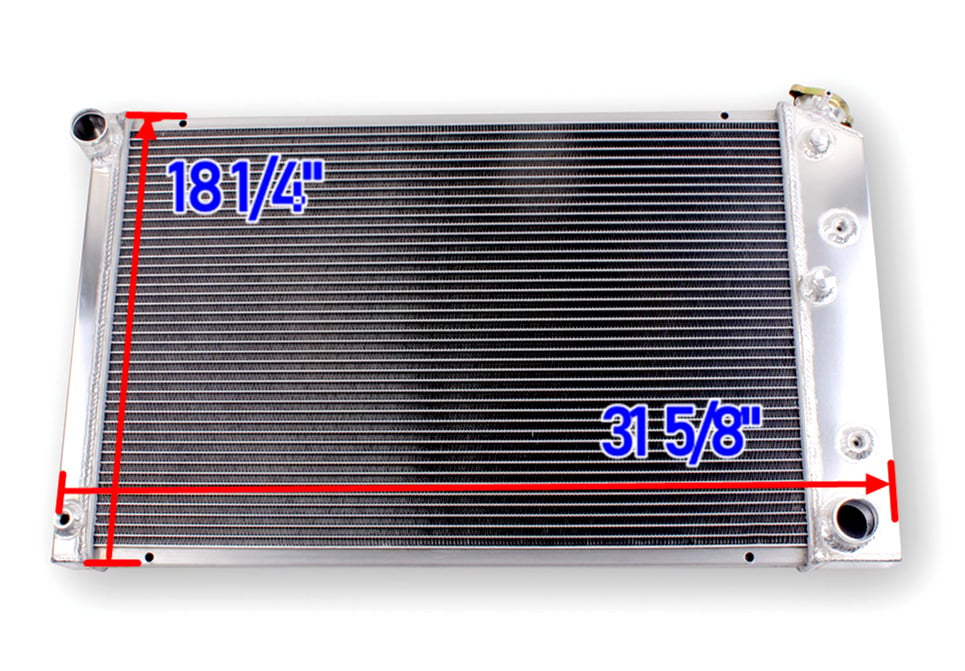 4 Row Radiator For 70-81 Chevy Camaro 78-87 G-body Monte Carlo Regal