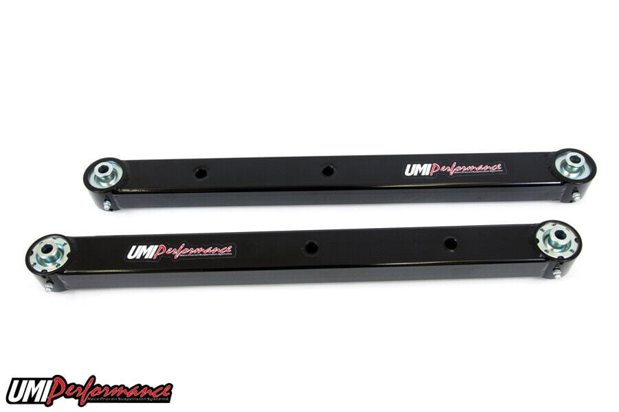 UMI 1978-1988 GM G-Body Boxed Lower Control Arms w/ Dual Roto-Joints BLK 3042-B