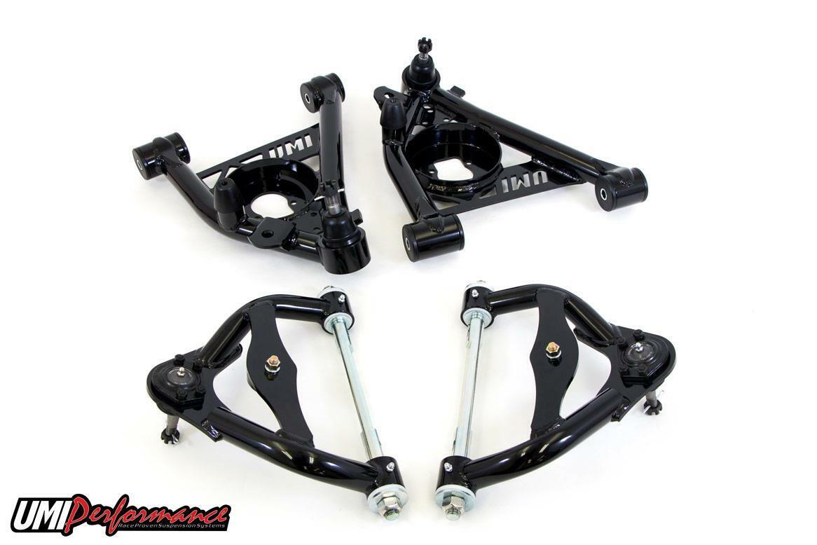 UMI 78-88 Regal El Co G-Body Upper & Lower Front Control Arm Kit Tall Ball Joint