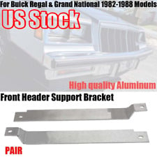 Pair For Buick Regal Grand National Front Header Support Bracket Aluminum 82-88