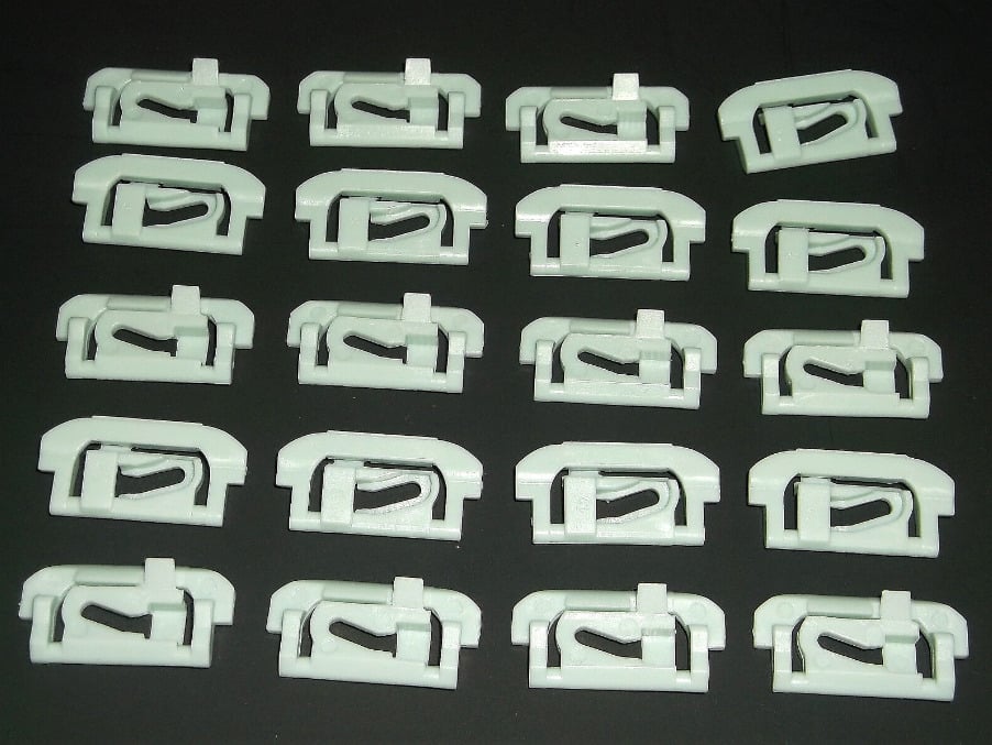 20 qty GM G-Body Windshield & Rear Window Trim Molding Clips- 1978-1988